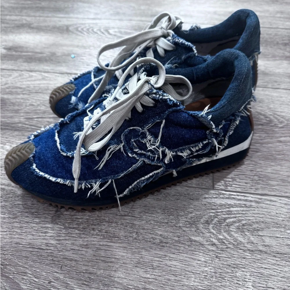 LOEWE Denim Flow Sneaker 38 - Picture 1 of 13